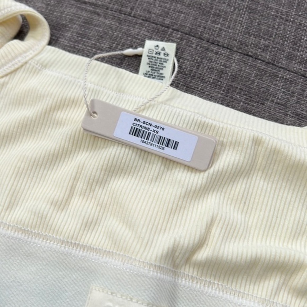 Skims Cotton Rib Scoop Bralette Set - Picture 5 of 6